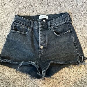 A&F Curveove High Rise Mom Shorts